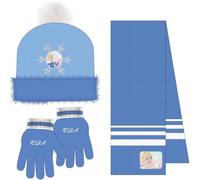 CERDÁ LIFE'S LITTLE MOMENTS Set Infantil Gorro, Guantes Y Bufanda Frozen Invierno-Conjunto Térmico Niños Y Niñas, Ideal Frío 3 Pezzi Sciarpa, Taglia Unica (Pacco da 3) Unisex-Bambini e Ragazzi