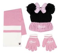 CERDÁ LIFE'S LITTLE MOMENTS Set Infantil Gorro, Guantes Y Bufanda Minnie Invierno-Conjunto Térmico Niños Y Niñas, Ideal Frío 3 Pezzi Sciarpa, Taglia Unica (Pacco da 3) Unisex-Bambini e Ragazzi
