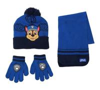 Berretto, Sciarpa e Guanti The Paw Patrol Azzurro 3 Pezzi