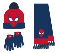 CERDÁ LIFE'S LITTLE MOMENTS Set Infantil Gorro, Guantes Y Bufanda Spiderman Invierno-Conjunto Térmico Niños Y Niñas, Ideal Frío Set di 3 Sciarpe, Taglia Unica (Pacco da 3) Unisex-Bambini e Ragazzi