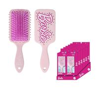 CERDÁ LIFE'S LITTLE MOMENTS - Spazzola per capelli di Barbie - Colore rosa - Spazzola districante - Stampa del logo di Barbie - Prodotto originale