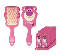 CERDÁ LIFE'S LITTLE MOMENTS - Spazzola per capelli Toy Story - Colore rosa - Spazzola districante - Design con stampa Lotso - Prodotto originale