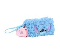 CERDÁ Life's Little Moments - Stitch Toiletry Bag - Morbido, compatto e con licenza ufficiale Disney Lilo & Stitch pelle di agnello Texture - Ideale per viaggi e uso quotidiano