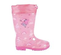 CERDÁ LIFE'S LITTLE MOMENTS Stivali Bambina Peppa Pig con Stopper Regolatore per Una Maggiore Regolabilità e Ridurre al Minimo l'Ingresso di Acqua, Gomma, Rosa, 22 EU