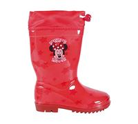 Stivali Da Pioggia Pvc Minnie ROSSO - T029 | BAMBINA CERDà