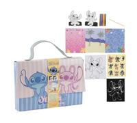 CERDA Life's Little Moments Valigetta attività Stitch con Pennarelli