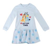 CERDÁ Life's Little Moments Vestido Bluey para Niñas-Ropa Infantil Cómoda, Colorida Y Perfecta Uso Diario, Fiestas O Regalos Especiales Vestito, 4 Anni Bambina