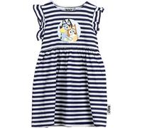 CERDÁ LIFE'S LITTLE MOMENTS Vestido para Niñas Diseño Elegante Y Cómodo con Colores Vibrantes Y Estampados Encantadores De Disney Vestito, Minnie Dark Blue, 3 Anni Bambine e Ragazze