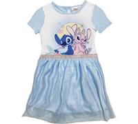 CERDÁ LIFE'S LITTLE MOMENTS Vestido para Niñas Diseño Elegante Y Cómodo con Colores Vibrantes Y Estampados Encantadores De Disney Vestito, Frozen Light Blue, 5 Anni Bambine e Ragazze