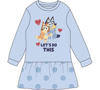 CERDÁ Life's Little Moments Vestito per Ragazze-Abbigliamento per Bambini Bluey Comodo, colorato Uso Quotidiano, Feste, Bluey, 5 Anni