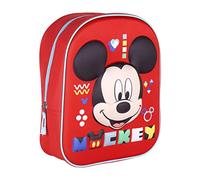 CERDÁ LIFE'S LITTLE MOMENTS Zainetto 3D Mickey Mouse con Tasca Singola, Zaino Unisex-Bambini e Ragazzi, Multicolore, Taglia Unica