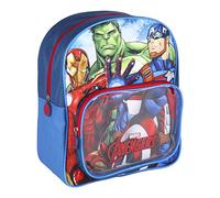 CERDÁ LIFE'S LITTLE MOMENTS - Zaini per Bambini degli Avengers con Tasca Frontale Trasparente, Cinghie Regolabili e Imbottite - Licenza Ufficiale Marvel