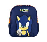 CERDÁ LIFE'S LITTLE MOMENTS Zaino Asilo Sonic 29x25x9 cm - Leggero 270g, Stampa 3D, Tasche Borraccia - Spallacci Imbottiti con Fascette Catarifrangenti - Licenza Ufficiale Cerdà