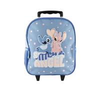 CERDÁ LIFE'S LITTLE MOMENTS Zaino Asilo Stitch con Trolley 25x32x12 cm - Leggero 615 g, Manico Telescopico 20 cm, Spallacci Imbottiti a Scomparsa, Patch in Gomma - Licenza Ufficiale Cerdà