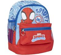 CERDÁ LIFE'S LITTLE MOMENTS Zaino da trekking Spidey - Blu e rosso - 23x27x15 cm - In poliestere - Varie tasche - Cintura e manici regolabili - Prodotto originale disegnato in Spagna