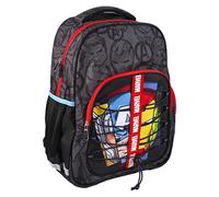 CERDÁ LIFE'S LITTLE MOMENTS - Zaino degli Avengers Ideale per Bambino | Adattabile a Struttura con Ruote, Schienale Ergonomico e Fasce Regolabili Morbide - Licenza Ufficiale Marvel