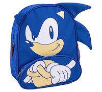 ZAINO ASILO SONIC BORSA SCUOLA CON TASCA FRONTALE E PORTA BOTTIGLIE CM.30 - 4365