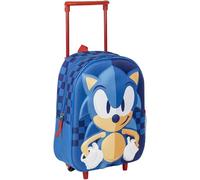 CERDÁ LIFE'S LITTLE MOMENTS Zaino Trolley 3D Sonic, Unisex Kids, Blu, Regular