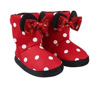 CERDÁ LIFE'S LITTLE MOMENTS Zapatillas de Casa Bota Minnie Mouse Disney, Scarpe da Ginnastica, Rosso, 30 EU