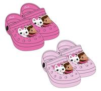 CERDÁ LIFE'S LITTLE MOMENTS Zoccoli per bambini, sandali comodi e antiscivolo di Gabby´S Dollhouse, design divertente, infradito, rosa, 26/27 EU