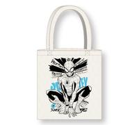 Cerdà Marvel Spider-Man Borsa Tote con manici lunghi - 36 x 39 cm - Poliestere e cotone - Bianco