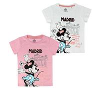 Cerdá Minnie, T-Shirt Bambina, Bianco (Blanco C01), 6 Anni (Taglia Produttore: 6)
