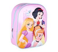 Cerdá Mochila 3D Infantil de Princesas Bosillo Unico-Licencia Oficial Disney, Unisex niños, Multicalor, Normal