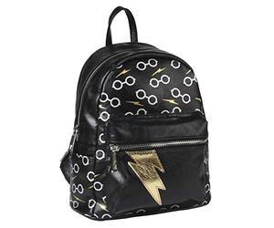 Cerdá Mochila Moda Harry Potter Zaino Casual, 25 cm, Nero (negro)