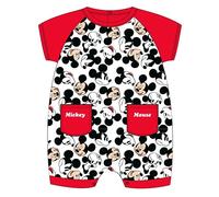 Cerdá Pelele Bebe Niño De Disney Mickey Mouse-12 Meses-100% Algodon Tutina, Rojo, XL Bimbo