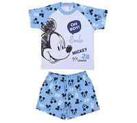 Cerdá - Pigiama Topolino Bambino | Pigiama Bambino Estivo - Colore Rosso - Licenza Ufficiale Disney