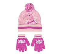 CERDÁ Set berretto e guanti Peppa Pig Bambini Unisex Taglia unica Rosa