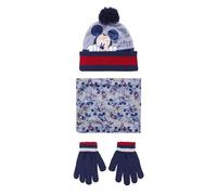 SET 3 PEZZI SNOOD MICKEY MOUSE TOPOLINO CON CAPPELLO GUANTI E SCALDACOLLO