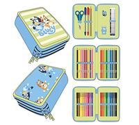 ASTUCCIO SCUOLA BLUEY MULTISCOMPARTO 3 ZIP PORTACOLORI GIOTTO - 0945
