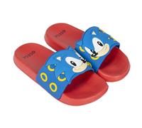 CERDÁ LIFE'S LITTLE MOMENTS Sonic Flip Flops - Colore rosso e blu - Taglia 34/35 - Design stampato - Infradito per bambini in 100% EVA - Prodotto originale disegnato in Spagna
