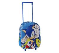 Cerda Sonic Valigia A Rotelle 3d Sonic The Hedgehog