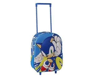 Cerda Sonic Valigia A Rotelle 3d Sonic The Hedgehog