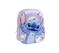 Disney Zaino Scuola 3D Stitch Lilla | Disney UNICA