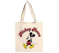 Cerdá Unisex - Bambini Bolso Asas Algodón Mickey Borsa con manico in cotone Topolino Not Applicable, Multicolore, 36.7 x 40.0 x 0.1 cm