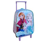Cerdà Zaino Asilo Frozen Disney, Zainetto Trolley con Ruote Scuola Materna Bambina Principessa Ghiaccio, 28x22x10 cm Scuola Celeste