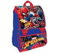 Cerdà Zaino Estensibile Scuola, Spiderman, per bambini, Rosso e Blu, 41x31x25 cm 25 LITRI, Doppia Tasca, scuola Elementare Medie, Tempo Libero, Bambino
