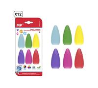 CERE DAM MPPP94214C91X12 - set 12 confezioni da 6 pezzi, forme impronta, colori atossici