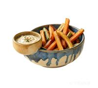 Cereal Bowls, 3D Printed Large Capacity Kitchen Salad Bowl With Dip Cup