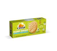 CÉRÉAL, HAPPY DIGEST, Biscotto ai grani antichi, Biscotti per il benessere digestivo, con farina di avena integrale e di quinoa, Senza glutine e senza lattosio, Con fibra prebiotica, 150 g