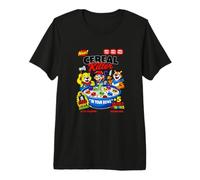 Cereal Killer Funny Halloween Cartoon Breakfast Humor Design Maglietta Premium