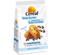 Céréal LE ORIGINALI Madeleine con Pepite di Cioccolato, merendine Senza Lattosio, Senza Glutine, 210 g