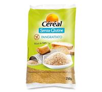 CÉRÉAL PANGRATTATO, Pangrattato senza glutine, Versione gluten free per celiaci, OTTIMO per impanature croccanti e leggere, Per preparare pasti gustosi, Ricco in fibre, 250 gr