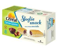 NUTRITION & SANTE' ITALIA SpA CEREAL SENZA GLUTINE SFOGLIE SNACK CREMA NOCCIOLA 4 MONOPORZIONI
