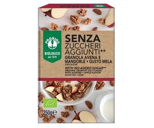Cereali Granola Avena e Mandorle Gusto Mela Senza Glutine - Probios 25
