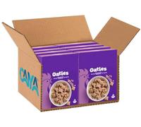 Cereali Oaties di Avena Integrale Croccante al CACAO, Grano e Mais, 360g [BOX con 8 Confezioni]