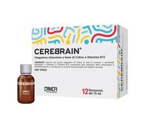 Cerebrain Integratore Colina E Vitamina B12 12 Flaconcini